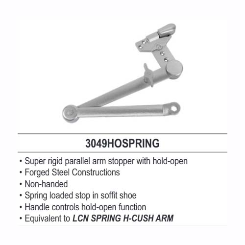 CR441 AL HOSPRING CalRoyal aluminum door closer with hold open spring